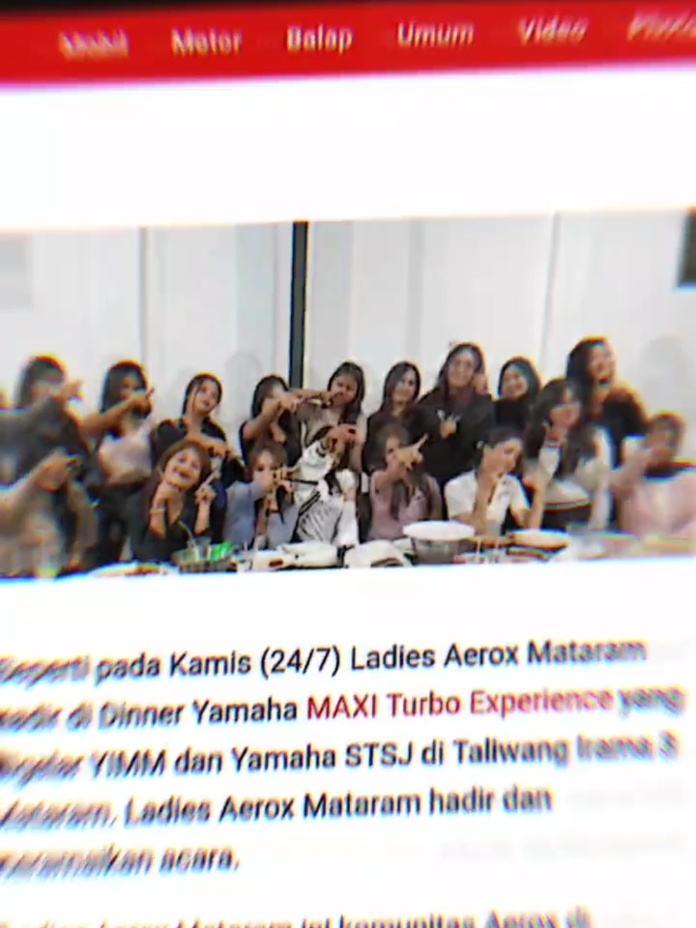 acc  #aeroxladiesmataram #aerox155 