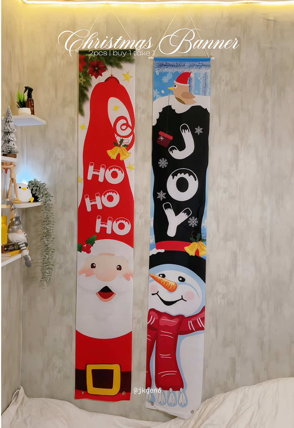 Christmas Decor💌✨ #christmasph #christmasdecor #christmasbanner #buy1take1christmasbanner #jkgen6 