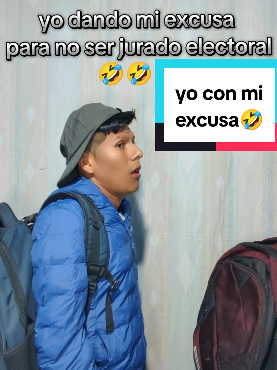 yo con mi excusa para no ser jurado electoral #humor #entretenimiento #chiste #comediahumor #excusa  #entrevistas #juradoelectoral 