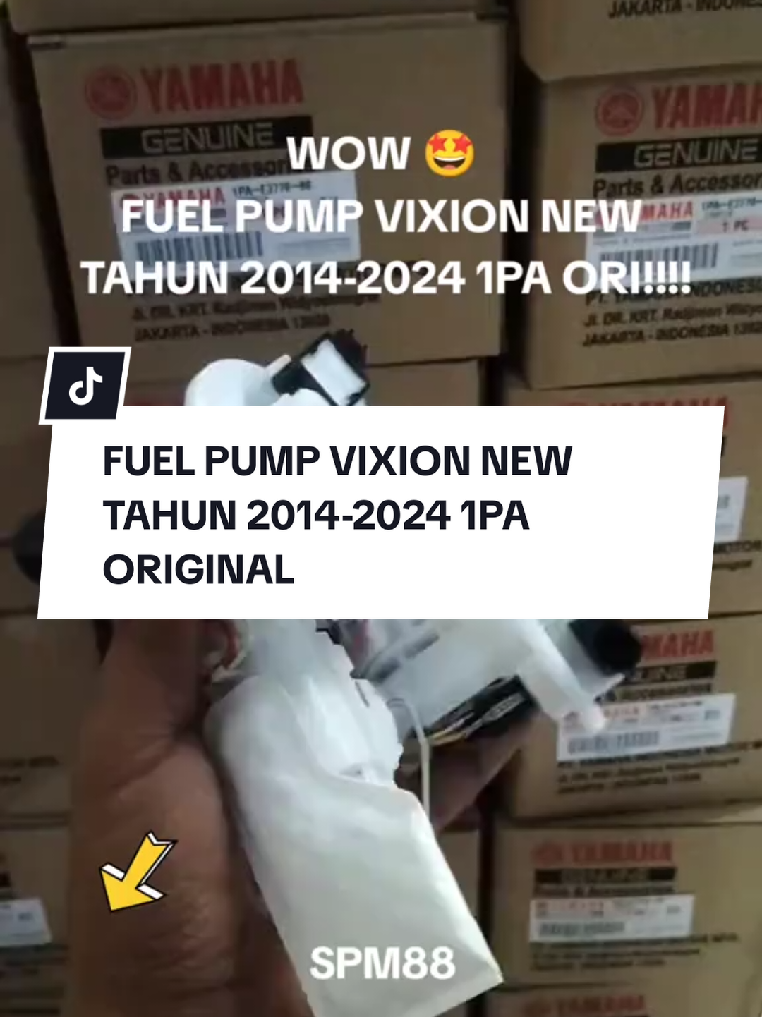 FUEL PUMP VIXION NEW TAHUN 2014-2024 1PA ORIGINAL PASTINYAA🔥🔥#sperpatmotorvixion #sperpatmotoryamaha  #puelpump #fyppppppppppppppppppppppp #fypdonggggggg 