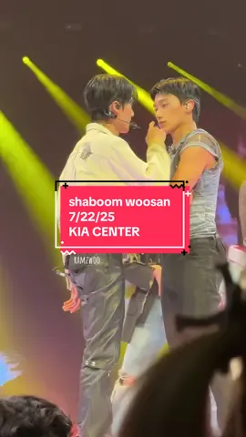 My favorite video from that night… apparently two fansites sat in front of me with huge phones and they were super tall so it ended up being a San fancam only because their heads were blocking everything 😔 #choisan #jungwooyoung #woosan #fancam #ateez #ateez_official_ #ateezinyourfantasy 