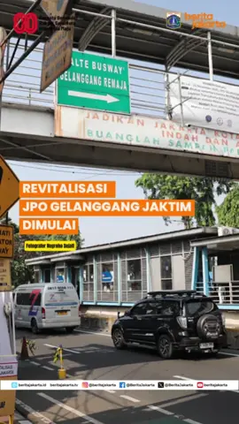 Revitalisasi JPO Gelanggang Jaktim Dimulai #beritajakarta #jaki #jpo #revitalisasi #jembatan #fyp