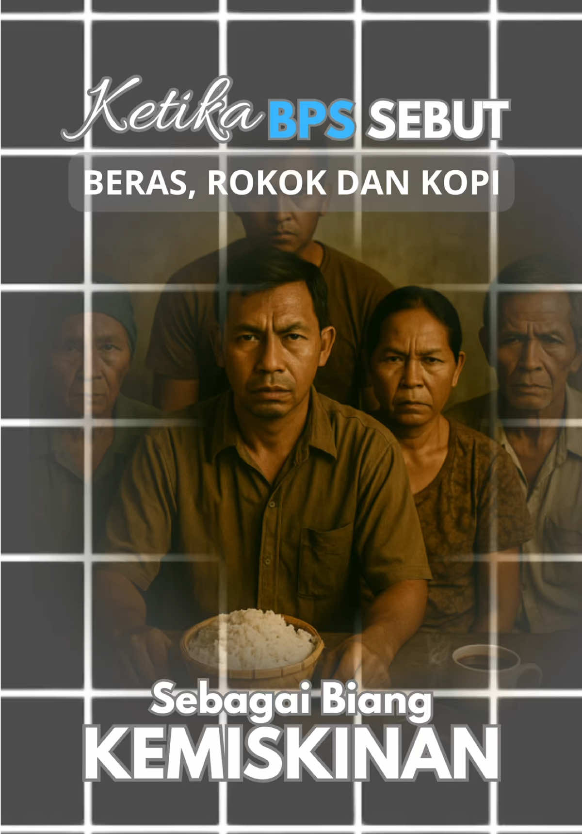 Dosa terbesar sebuah bangsa bukan saat rakyatnya miskin, tapi saat negara menyalahkan rakyat atas kemiskinan itu. #kemiskinan #bps #beras #rokok #kopi #miskin #fyp #viral 