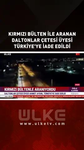 Kırmızı Bülten İle Aranan Daltonlar Çetesi Üyesi Türkiye'ye İade Edildi #shorts