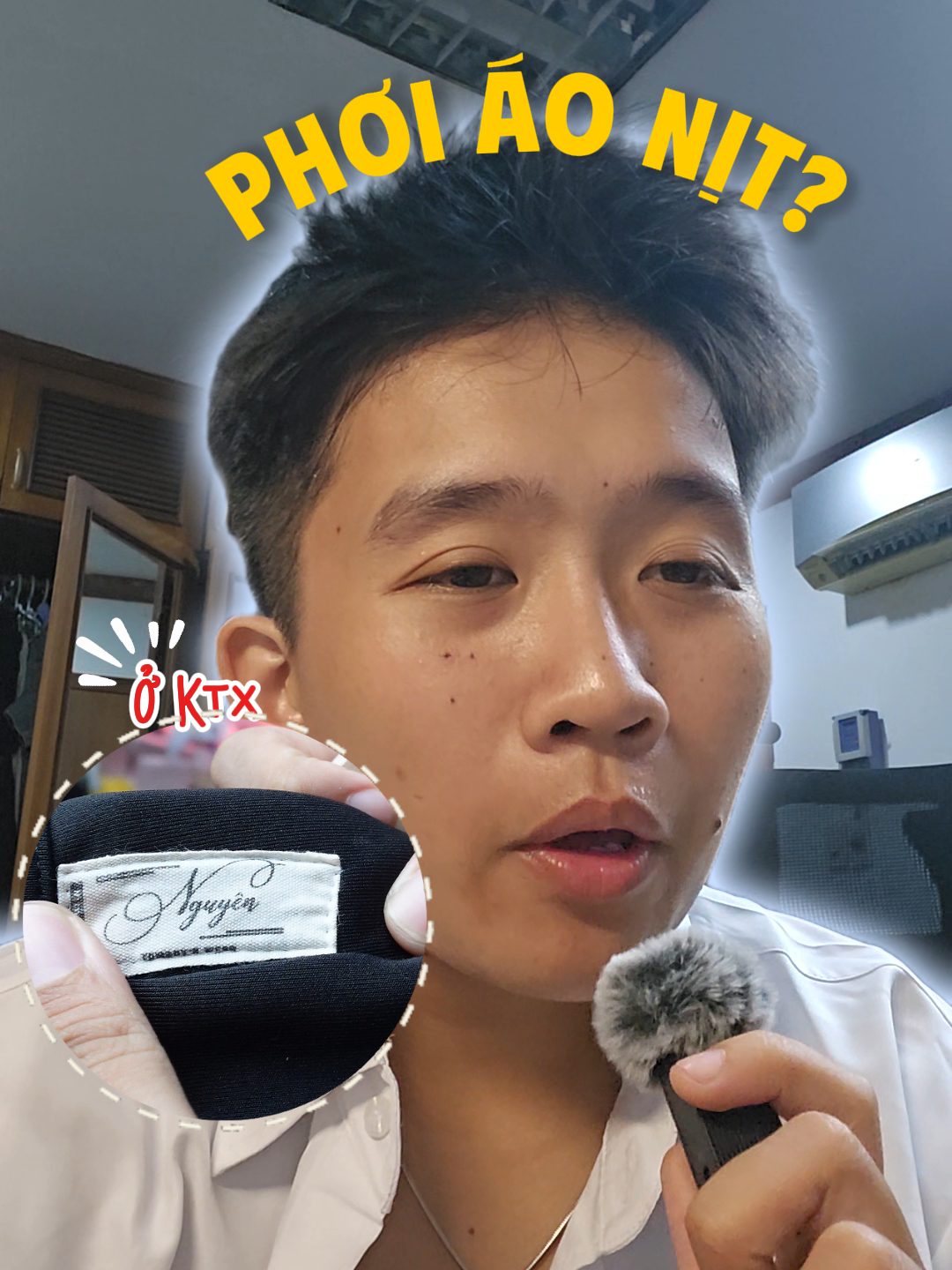 Sắp ở KTX thì phơi áo nịt, bản nịt làm sao!#ngocduong2802