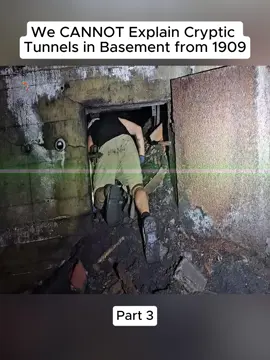 Tunnels in Basement from 1909! - P3 #exploring #adventure #discovery #tunnel #basement #underground #mysterious #fypp 