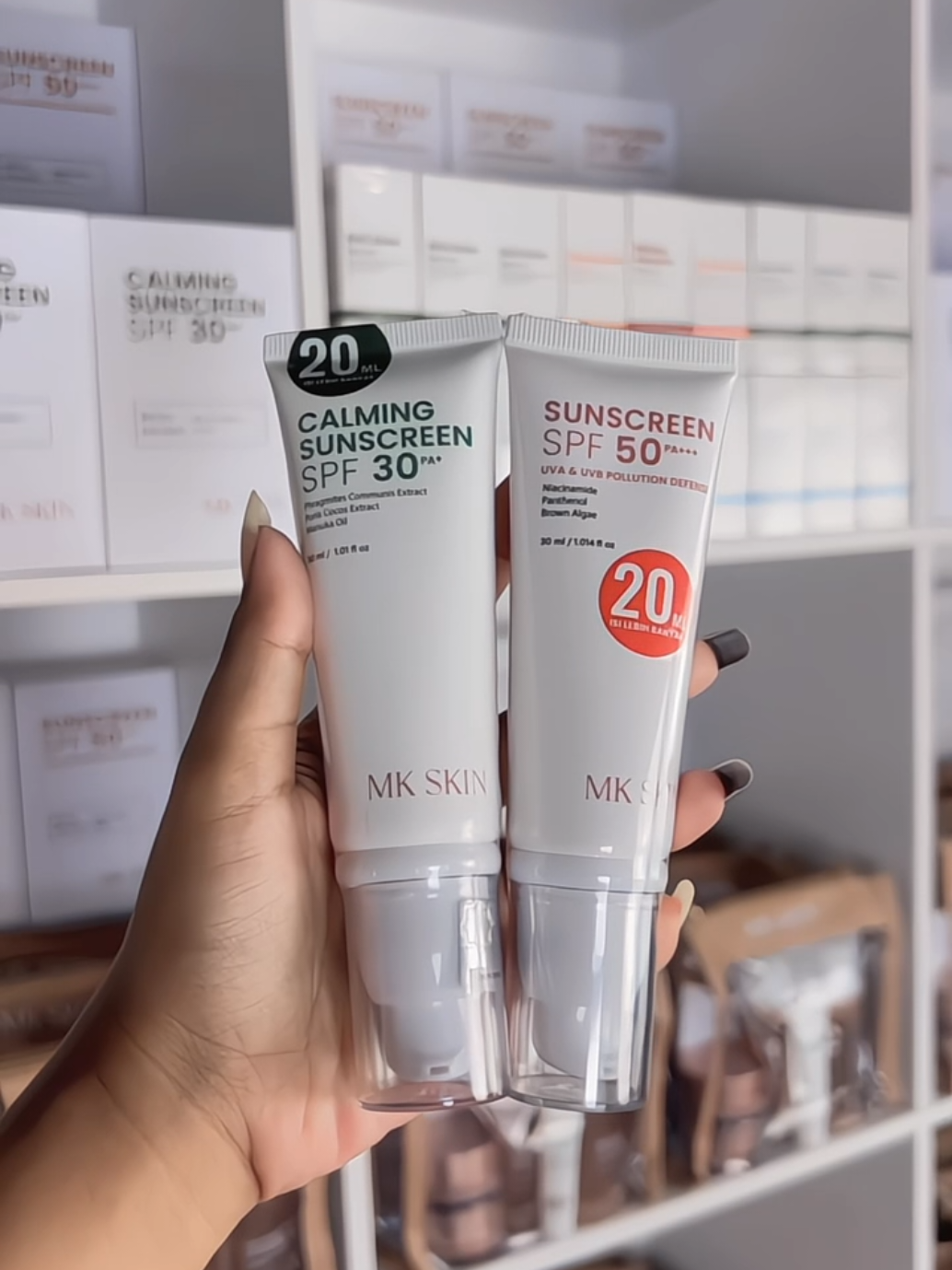 gara-gara owner nya mami maharani🤍 #mkskin #mkskincare #maharanikemala #cantiktanpabatas #sunscreenmkskin #mkskinpusat 