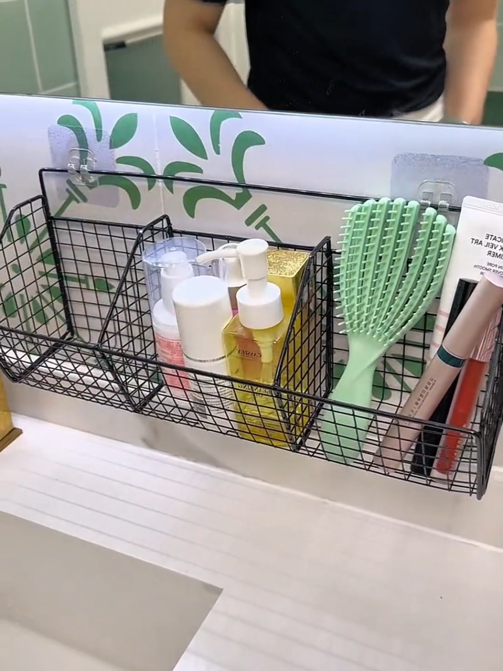 Rak Keranjang Sekat Dinding Dapur, Rak Tempel Gantung 3 Sekat, Rak Keranjang Bumbu Dapur Serbaguna #rakkeranjangsekat #keranjangserbaguna #rakgantung3sekat #rakbumbudapur #fypシ 