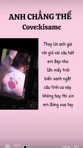 kisa cove Anh chẳng thể #kisamc #anhchangthe#kisa×kijay #xuhuong #CapCut 