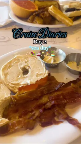 Cruise Diaries day 2 *sea day* • • • • • • • #cruise #Vlog #fyp #viral #haleylifez 