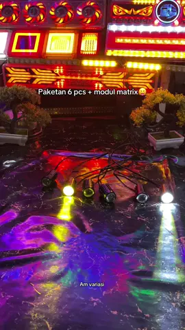 Lampu sorot + modul matrix  isi 6 pcs #modulmatrix #modulmatrix6chanel #fyp 