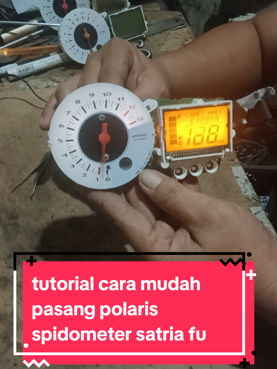 tutorial cara cepat pasang polaris spidometer satria fu #spidometerdigital #tutorial 