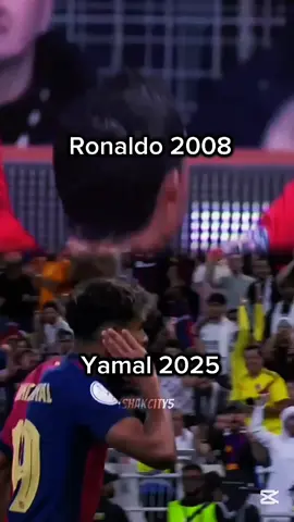 Ronaldo 2008 vs Yamal 2025 ilovefootball ⚽❤️#fyppppppppppppppppppppppp #fyp #foryou #tiktokviral #football #dancewithpubgm 