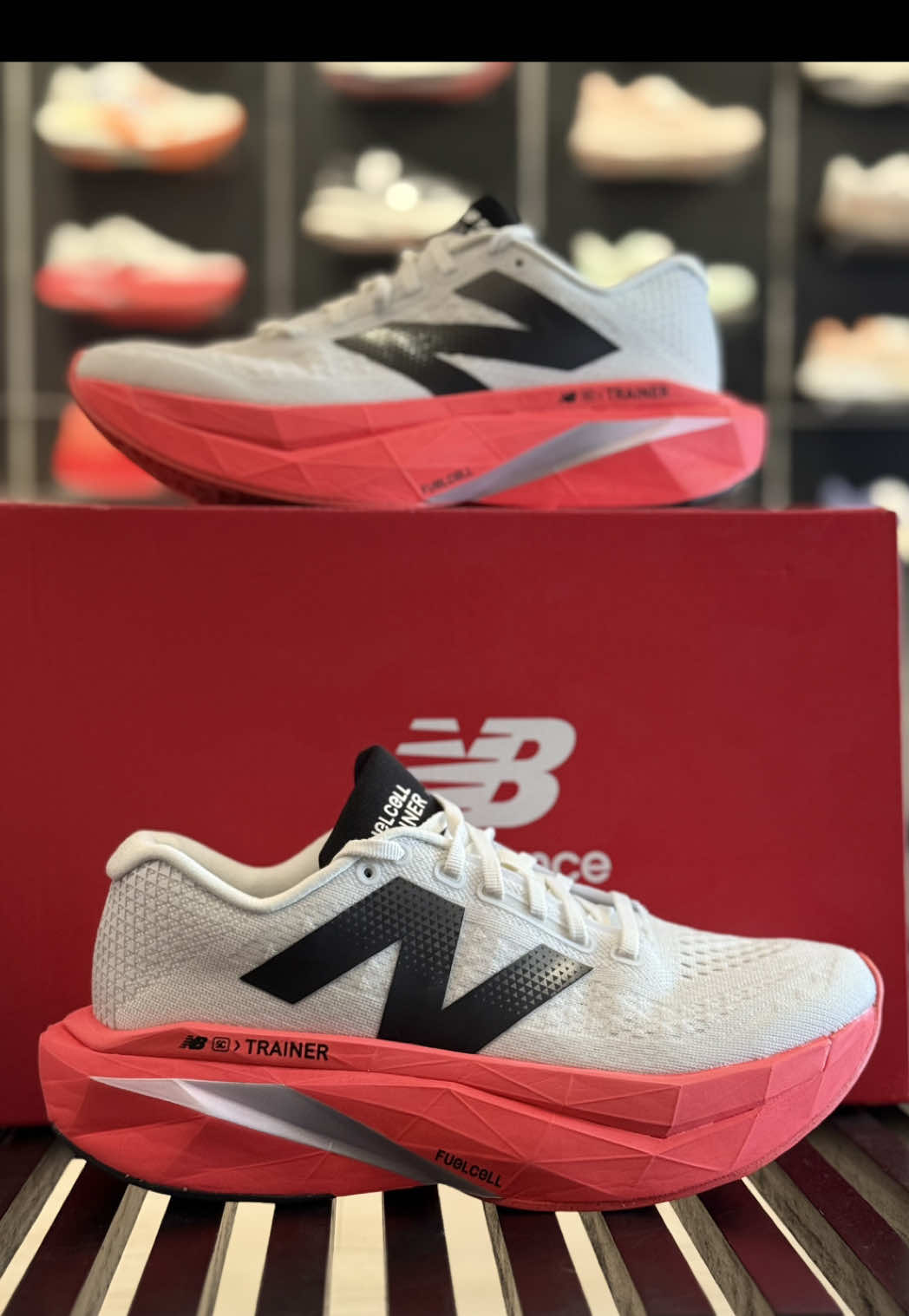The New Balance FuelCell SuperComp Trainer V3 has landed in 2 fresh new colourways: 👟 Men’s: Urgent Red / Sea Salt / Black 👟 Women’s: Sea Salt / Urgent Red / Black Built for half and full-marathon training, this high-performance neutral trainer is all about energy return, comfort, and propulsion. ✅ FuelCell midsole foam with bio-based content ✅ Carbon fiber plate with Energy Arc tech ✅ Lightweight design with superior traction ✅ Ideal for road running & racing 📍With the biggest in store choice of running shoes in the UK you can shop our wide range of shoes and colour options in store & online! #RunNorthWest #NBFuelCell #SuperCompTrainerV3 #NewBalance #MarathonTraining #RoadRunning #FuelYourRun