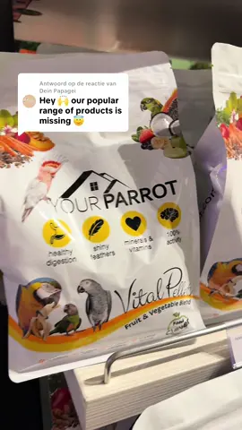 Antwoorden op @Dein Papagei that part of our store just wasn’t on the tiktok. But offcourse we have your products 🦜🦜#parrotsoftiktok #parrots #parrotsplace #parrotstiktok #Lifestyle #fyp #birdsoftiktok 