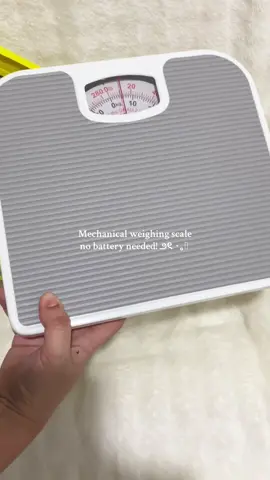 Mechanical weighing scale  no battery needed! ౨ৎ ⋆｡˚ #fyp #foryou #weighingscale #mechanicalweighingscale #fypp 