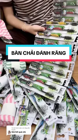 Trả lời @Nguyễn Xuyến Combo 30 bàn chải và khăn #banchai 