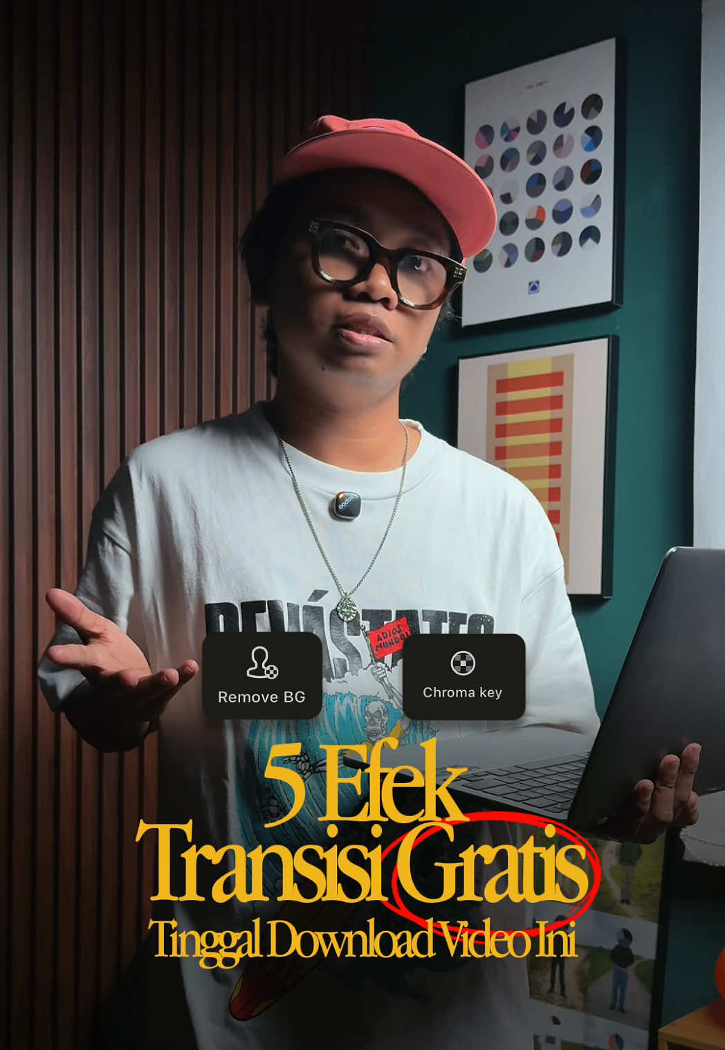efek transisi gratis yang bisa kamu pakai di capcut, caranya tinggal potong aja videonya dan pakai remove background dan chromakey ya 👌🏽 #capcut #tutorialcapcut #editingcapcut 
