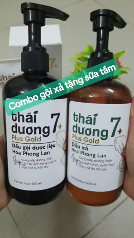 Cặp gội xả Dầu gội dược liệu Thái Dương 7 Plus Gold 500ml, tặng sữa tắm 200g, số lượng có hạn. #daugoithaiduong7plusgold  #daugoixaduoclieuthaiduong7  #duoclieuthaiduong 