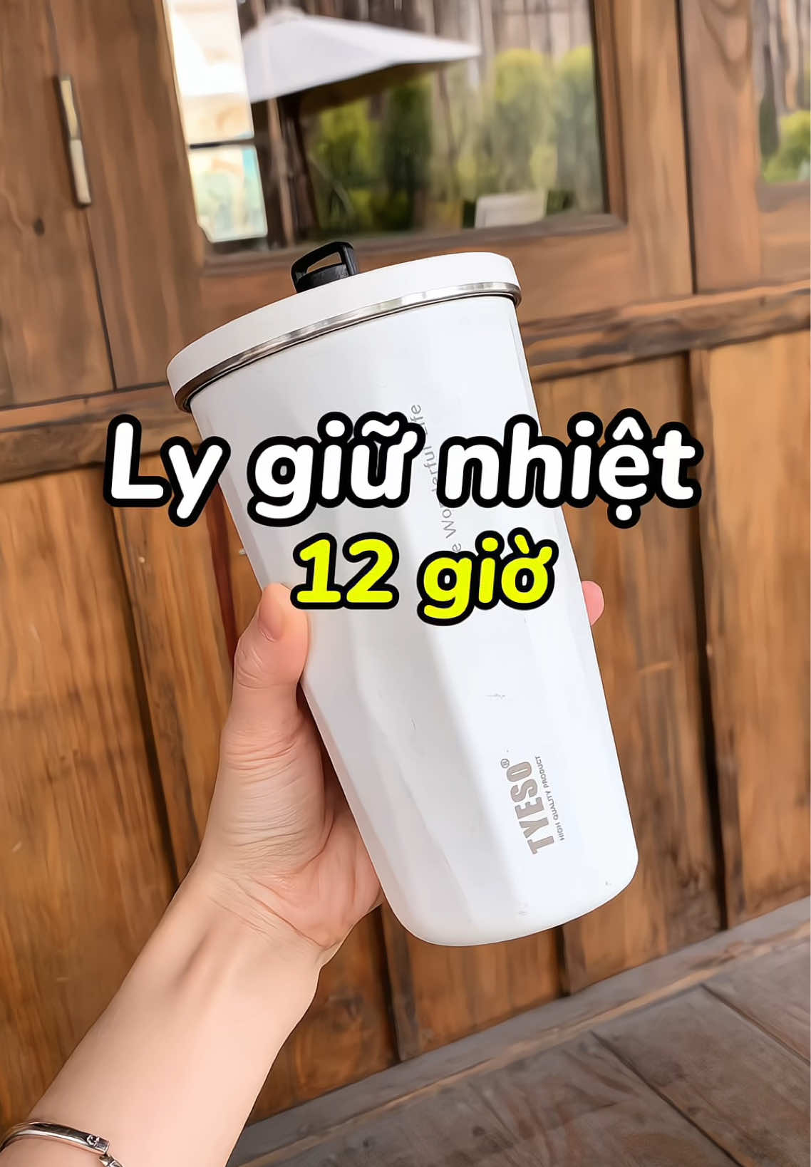 Ly giữ nhiệt kèm ống hút Tyeso #lygiunhiet #lygiunhietkhacten #tyeso 