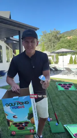 Tag a friend you can beat at this game! #golf #golfgame #golfpong #golftiktok #golfing 