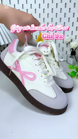 Giày dép gì chưa người đẹp, nếu chưa thì tui rcm giày sneaker nữ hoạ tiết nơ xinh mà giá hssv này nha (giá có thể thay đổi tuỳ vào thời điểm) #viral #xuhuong #giaynu #giaysneaker #reviewgiay 