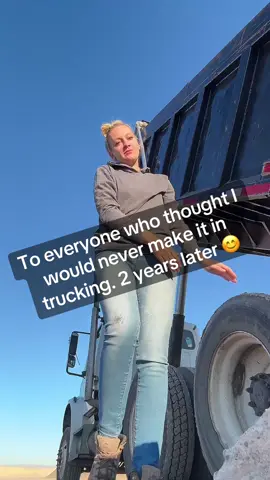 2 years down and I got a few more left in me #construction #bluecollar #trucktok #cdldriver #dumptruck #cdldriver #operator #trucker #viral #womeninthetrades #otrdriver 
