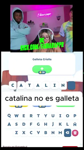 catalina no es galleta. fabiana jugando con los muchachos venezolario /kick.com/fabianappr #venezolario
