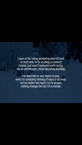 mistake #poet #poetry #winter #depression #real 