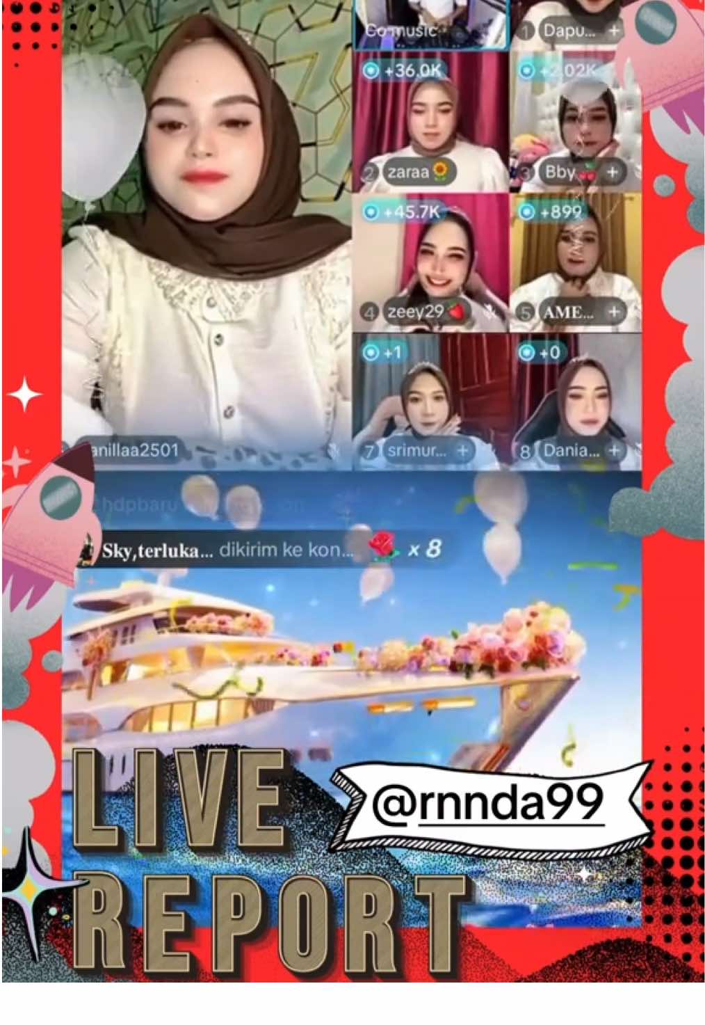 Terima kasih udah selalu bikin live seru & penuh semangat. You’re the real MVP 🙌💖 #HostGacor #SupportHost #LiveSeru #KreatorIndonesia #SuperpowerMedia