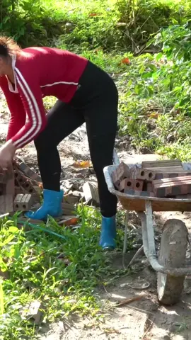 Use Excavator To Renovate Fish Pond, Build Many Pillars To Suppor