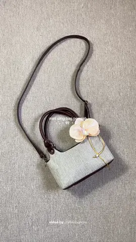 gemesh banget tasnya & harganya sangat affordable 😭🤎 #minislingbag #handbag #canvasbag #dailybag 