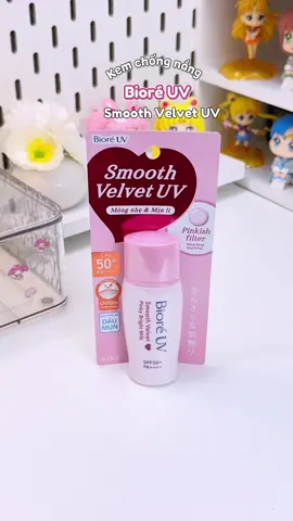 Sữa chống nắng Bioré phiên bản cải tiến xài mê nha🌸#biore #bioreuv #biorevelvet #kemchongnang #kemchongnangnangtone 