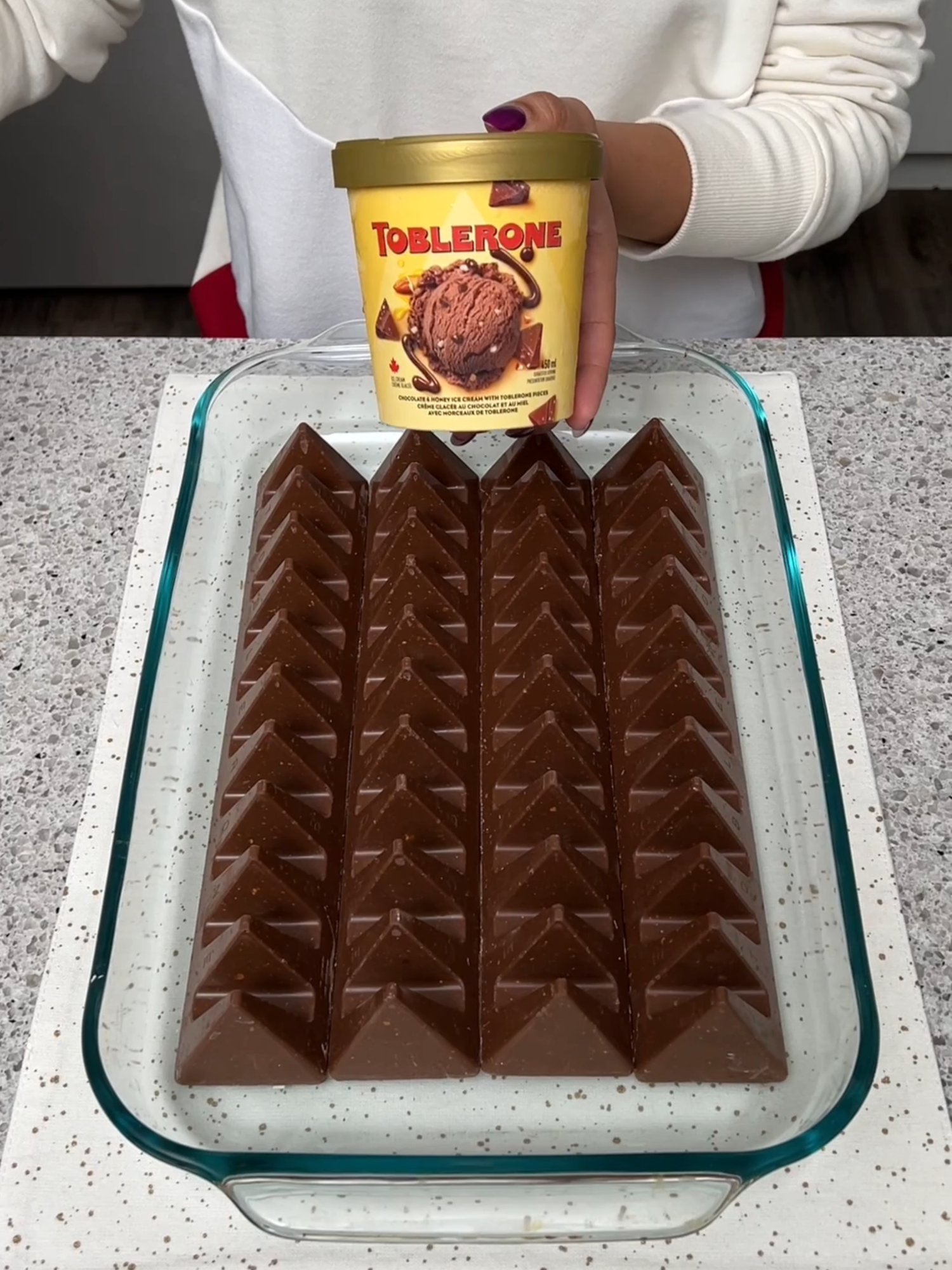 We made the ultimate Toblerone cake 🤤
