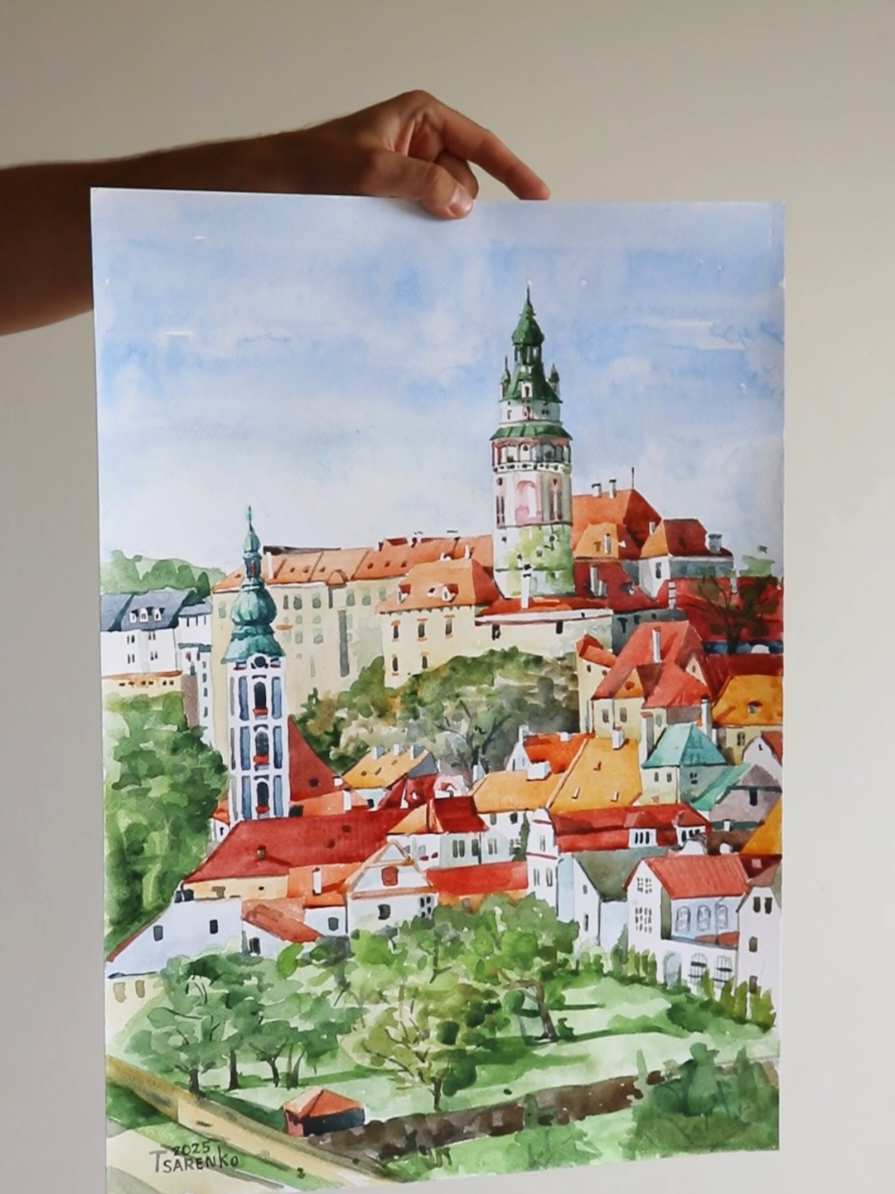 EN watercolor painting 