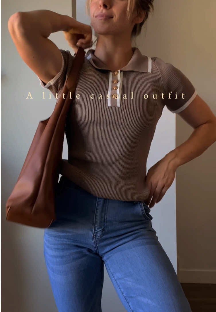 I think with the detail, it can easily make an outfit more put together and isn’t your basic polo style #casual #casualoutfits #casualstyle #casualoutfit #casualoutfitideas #casualoutfitinspo #casualoutfitsdaily 