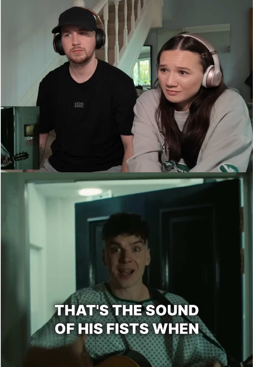 The reaction community watching “Violet’s Tale” for the first time! You can see the fear in their eyes as the story unfolds 😳 #renmakesmusic #songwriting #storytelling #reaction #fyp 