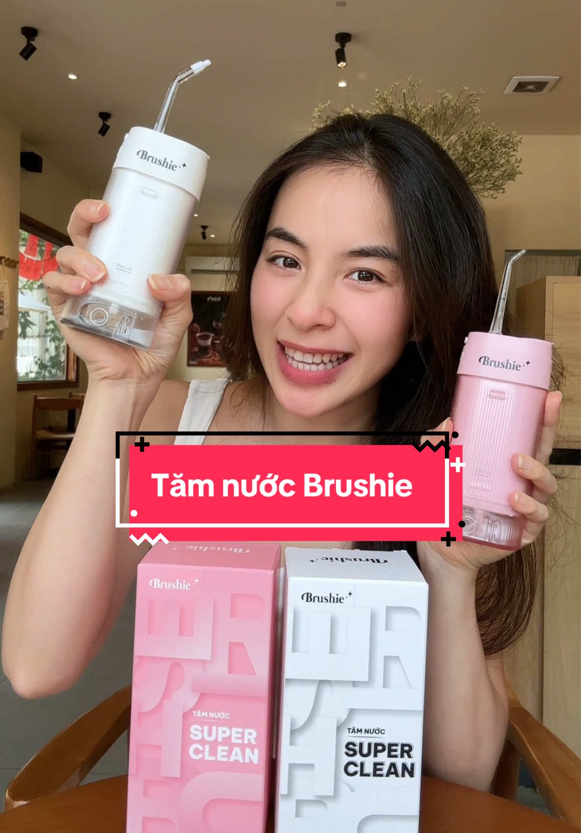Tăm nước lốc xoáy sạch kin kít luôn cả nhà ơiiii🥰 #tamnuocbrushie #brushie #tranvan 