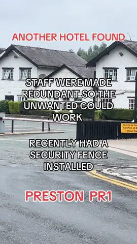 Another hotel found. Staff made redundant so the unwanted could work. Preston pr1 #security #hotel #preston #pr1 #enough 