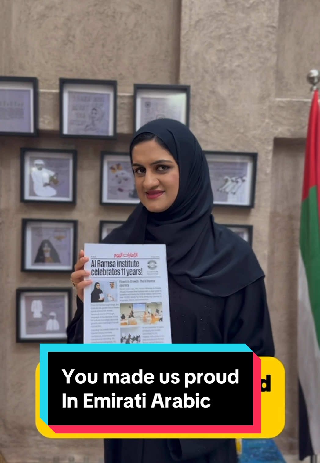 In Emirati culture, when someone says “رفعت راسنا”, it carries a strong emotional meaning — like saying you honored us, you gave us dignity, or you lifted our name high in front of others. It’s used when someone achieves something that reflects positively on their people. ##infoburst#alramsa #arabic_language #miniclass #learntok #emiratiarabi#here_is_how #LearnOnTikTok 