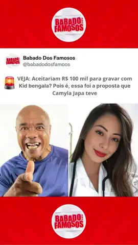 🚨 BOMBA! Camyla Japa teria recebido proposta de R$ 100 MIL para gravar com Kid Bengala 👀🔥 Será que ela aceitou? Internet foi à loucura com o babado! 😱