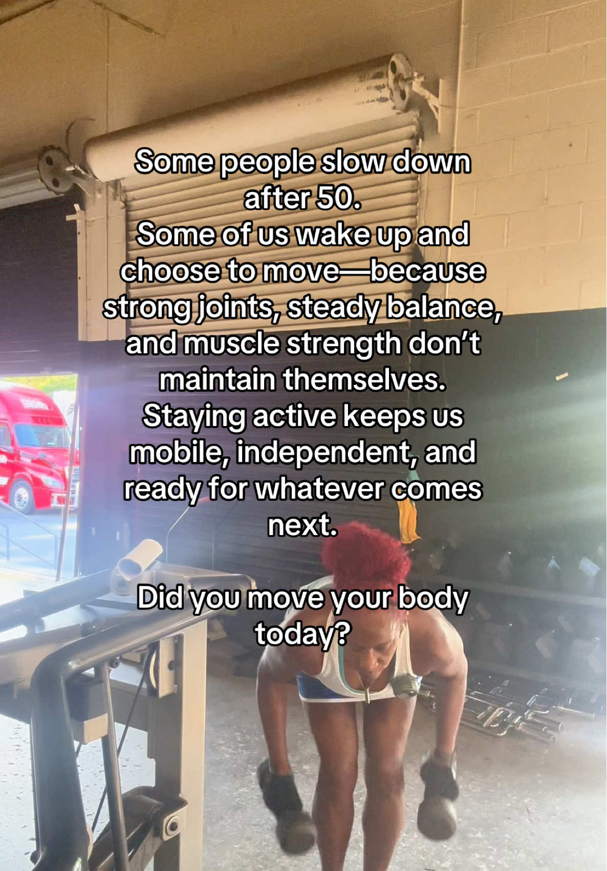 Over 50 and still moving 💪 Fitness. Strength. Longevity. Did you move your body today #fitnessover50 #fitover50women #strongover50 #over50  ##healthyaging #trendingsound 