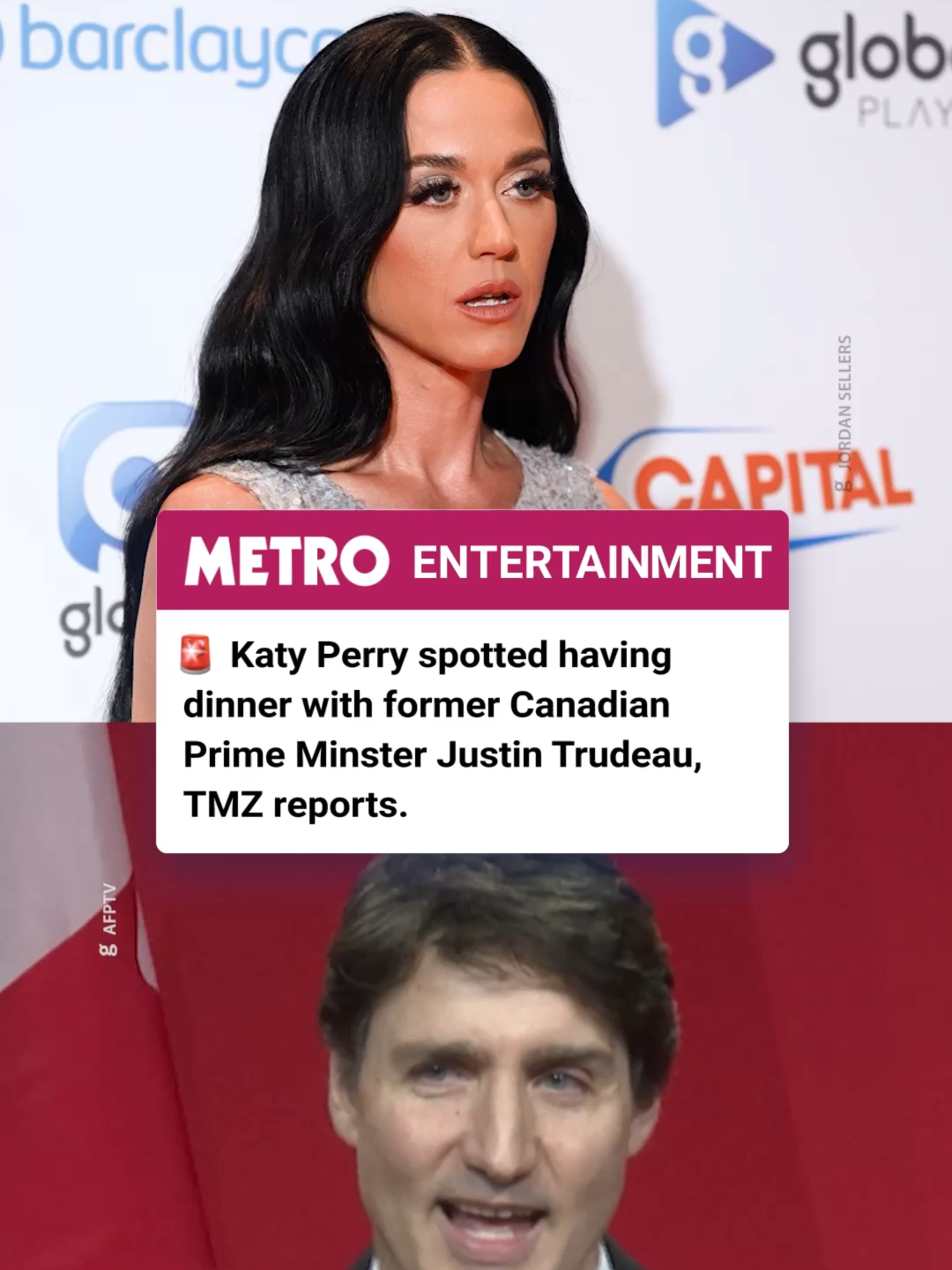 👀 @katyperry has been spotted  having dinner with former Canadian Prime Minster Justin Trudeau just weeks after split from actor Orlando Bloom according to TMZ. #katyperry #justintrudeau #orlandobloom #celebritynews #celebrity #musictok