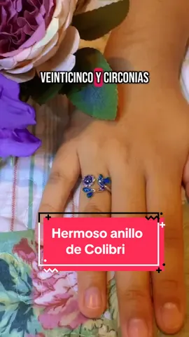 BAMOER 925 Sterling Silver Anillo de colibrí plata 925 #colibri #anillos #joyeria #jewelry #plata #silver #silverring #ring #gift #womengifts 