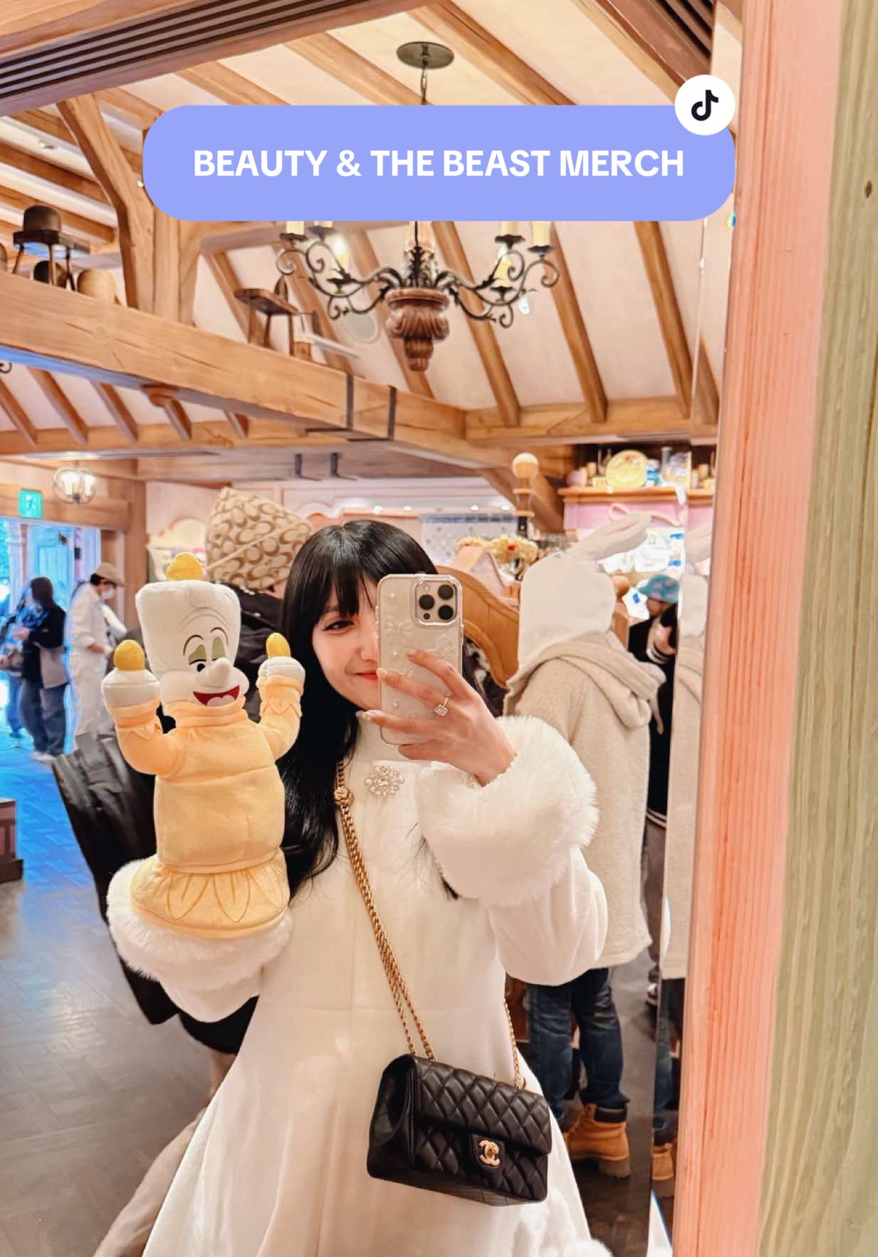 beauty & the beast merchandise at tokyo disneyland 💛 #princessbelle #beautyandthebeast #tokyodisneyland #disneylover #fyp 