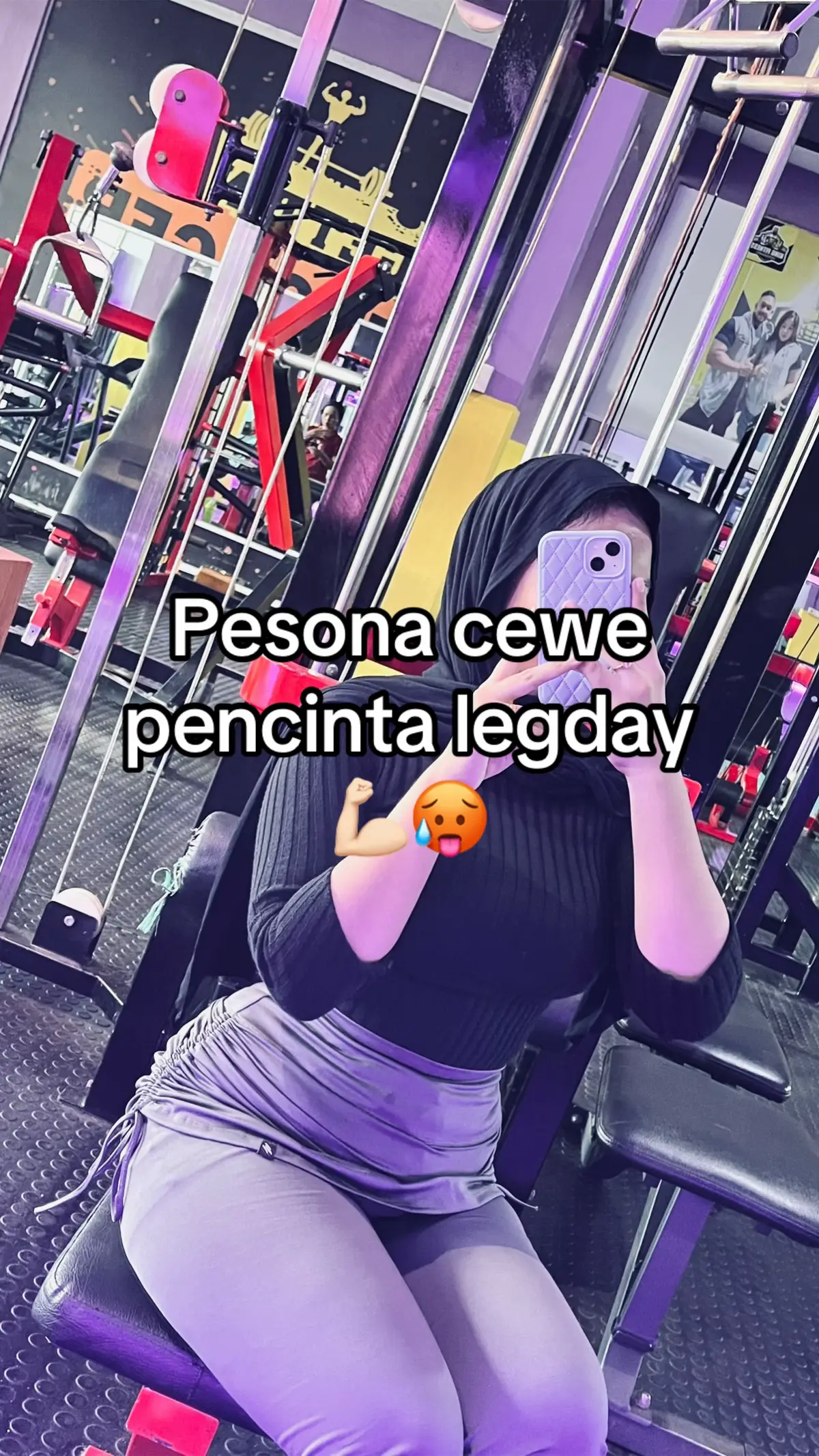 Keknya aku harus cutting deh#legday #GymTok #fyp #bulking #cewegym 