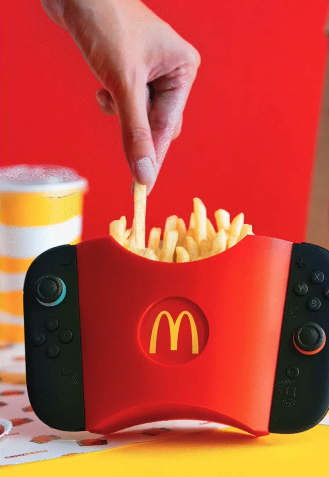 Have you ever wanted to play your Nintendo Switch 2 and also eat french fries? No? Well who cares, because McDonald’s is definitely just successfully marketing their brand on every single video game website today anyway.