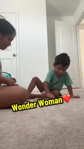 #wfhmom #sahm #toddler #teachingkids  #wonderwoman #strong #powerful #unstoppable 
