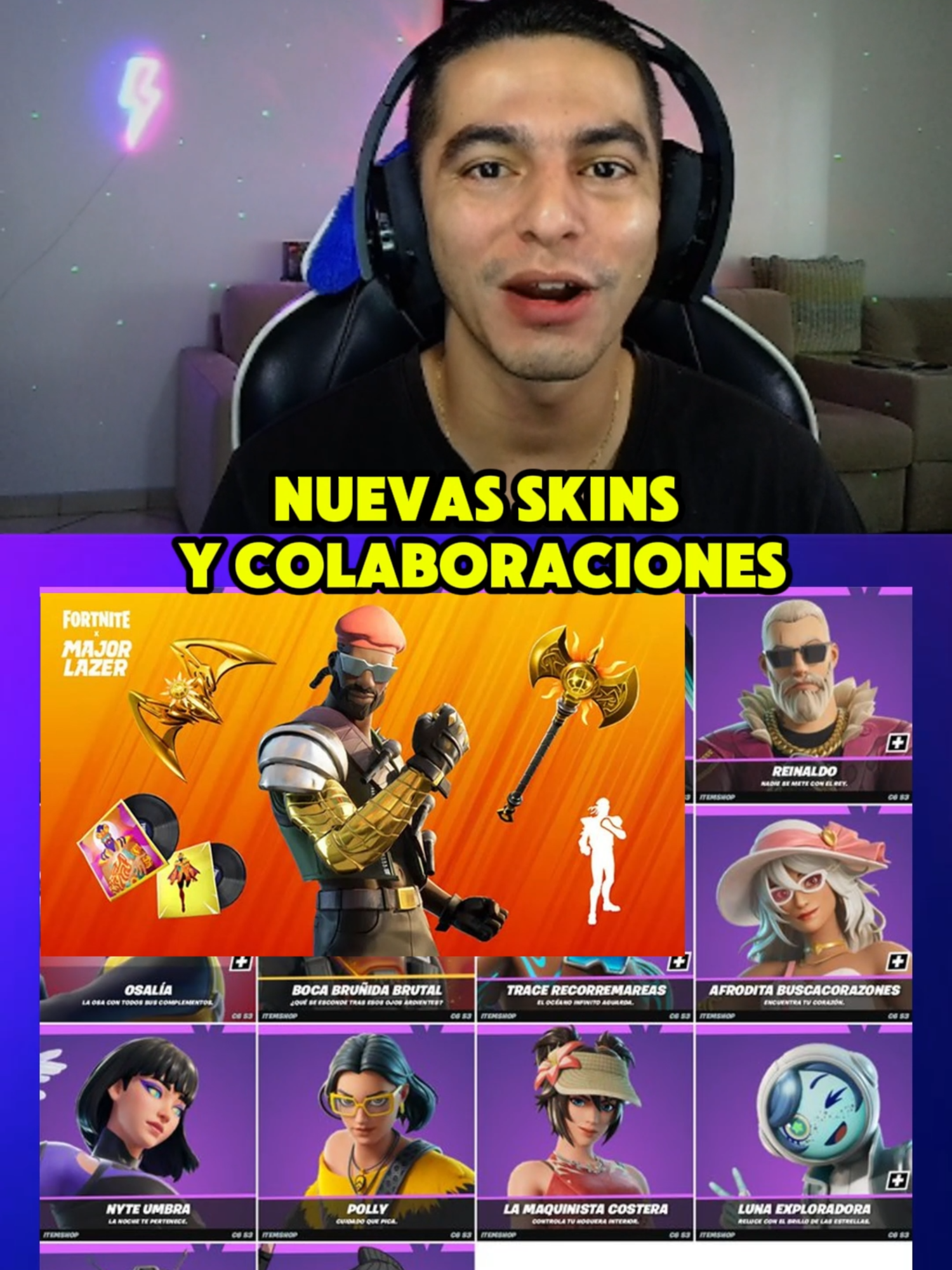 NUEVAS SKINS Y COLABORACIONES QUE LLEGAN PRONTO A FORTNITE#fortnite #novedadesfortnite #noticiasfortnite #fortniteclips #eivor_azar #newskinsfortnite