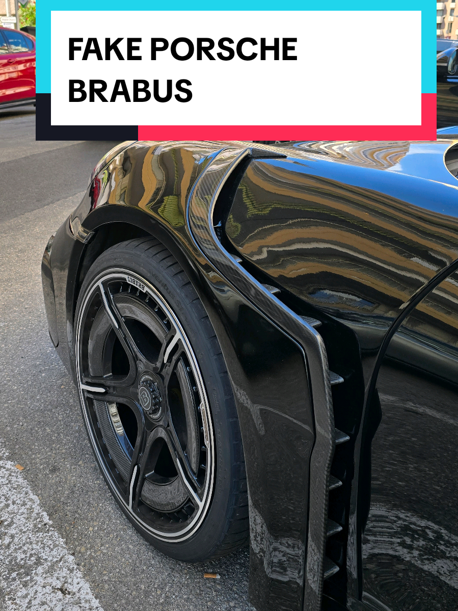 Une fausse Porsche Brabus KIT Chinois 😭 Au début j'étais content de voir une très rare Porsche 992 Brabus Rocket 900... mais sur le moment j'avais déjà un doute. Plus tard et après quelques recherches, je me suis rendu compte que c'est juste une 992 Carrera avec un kit imitation Brabus qui provient de Chine 😭  #brabus #porsche #supercar #cars #cannes 